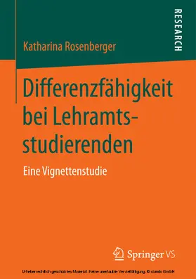 Rosenberger |  Differenzfähigkeit bei Lehramtsstudierenden | eBook | Sack Fachmedien