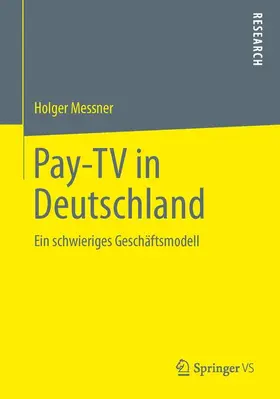 Messner |  Pay-TV in Deutschland | Buch |  Sack Fachmedien