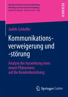 Schloffer | Kommunikationsverweigerung und -störung | E-Book | www.sack.de