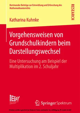 Kuhnke | Vorgehensweisen von Grundschulkindern beim Darstellungswechsel | E-Book | www.sack.de