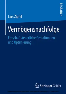 Zipfel | Vermögensnachfolge | E-Book | sack.de