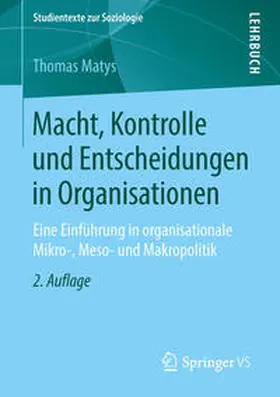 Matys |  Macht, Kontrolle und Entscheidungen in Organisationen | eBook | Sack Fachmedien