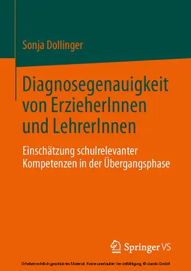 Dollinger | Diagnosegenauigkeit von ErzieherInnen und LehrerInnen | E-Book | www.sack.de