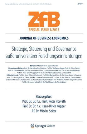 Horváth / Seiter / Küpper | Strategie, Steuerung und Governance außeruniversitärer Forschungseinrichtungen | Buch | 978-3-658-01676-0 | sack.de