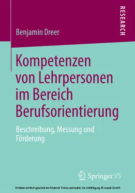 Dreer | Kompetenzen von Lehrpersonen im Bereich Berufsorientierung | E-Book | sack.de