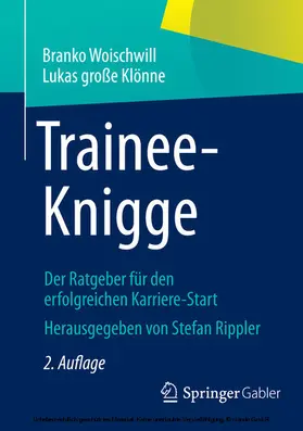 Rippler / Woischwill / große Klönne |  Trainee-Knigge | eBook | Sack Fachmedien