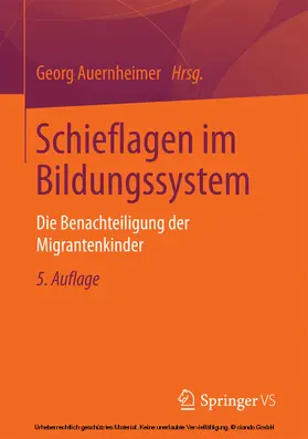 Auernheimer |  Schieflagen im Bildungssystem | eBook | Sack Fachmedien
