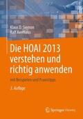 Siemon / Averhaus |  Die HOAI 2013 verstehen und richtig anwenden | Buch |  Sack Fachmedien