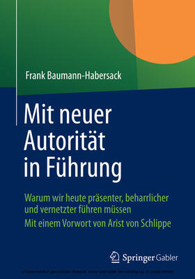 Baumann-Habersack | Mit neuer Autorität in Führung | E-Book | sack.de