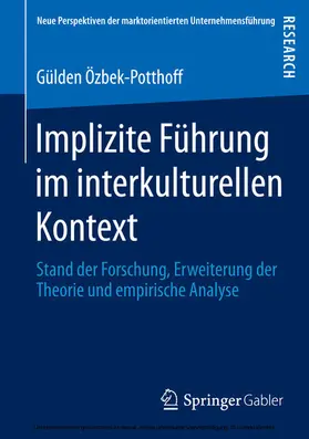 Özbek-Potthoff | Implizite Führung im interkulturellen Kontext | E-Book | www.sack.de