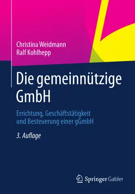 Weidmann / Kohlhepp | Die gemeinnützige GmbH | E-Book | www.sack.de