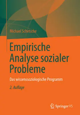 Schetsche |  Empirische Analyse sozialer Probleme | eBook | Sack Fachmedien