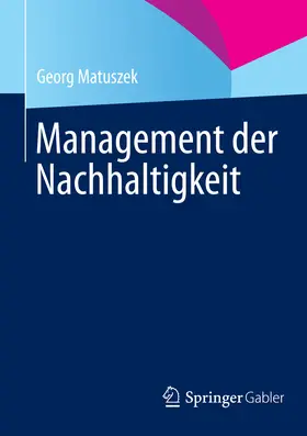 Matuszek | Management der Nachhaltigkeit | E-Book | www.sack.de