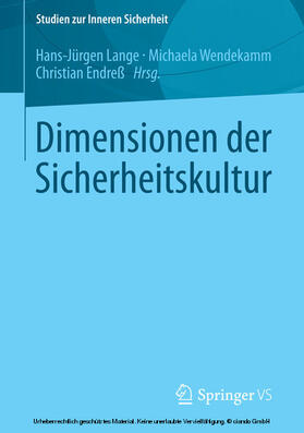 Lange / Wendekamm / Endreß | Dimensionen der Sicherheitskultur | E-Book | sack.de