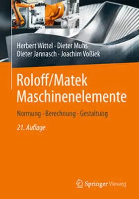 Wittel / Muhs / Jannasch |  Roloff/Matek Maschinenelemente | eBook | Sack Fachmedien