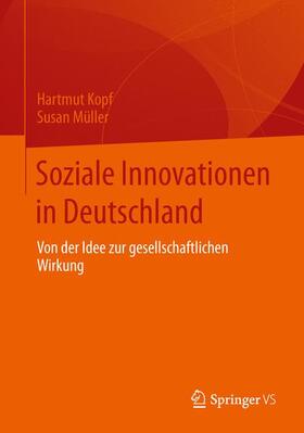 Kopf / Müller / Russo | Soziale Innovationen in Deutschland | Buch | 978-3-658-02347-8 | sack.de