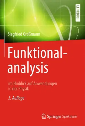 Großmann |  Funktionalanalysis | Buch |  Sack Fachmedien