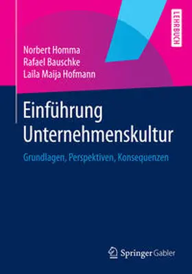 Homma / Bauschke / Hofmann |  Einführung Unternehmenskultur | eBook | Sack Fachmedien