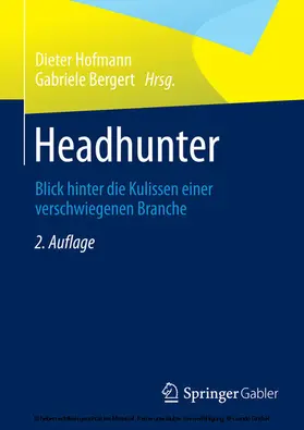 Hofmann / Bergert |  Headhunter | eBook | Sack Fachmedien