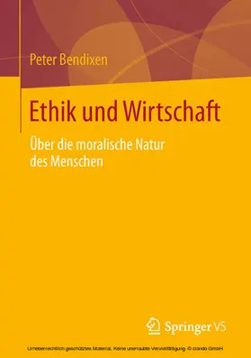 Bendixen | Ethik und Wirtschaft | E-Book | www.sack.de