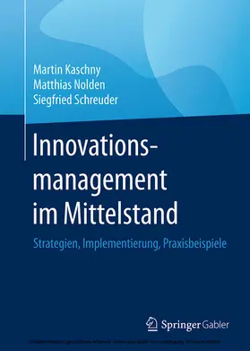Kaschny / Nolden / Schreuder | Innovationsmanagement im Mittelstand | E-Book | www.sack.de