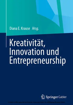 Krause | Kreativität, Innovation, Entrepreneurship | E-Book | sack.de