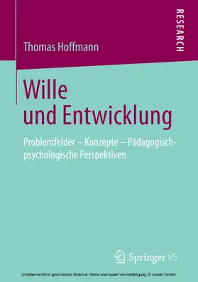 Hoffmann | Wille und Entwicklung | E-Book | www.sack.de