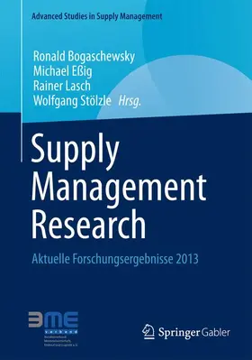 Bogaschewsky / Stölzle / Eßig |  Supply Management Research | Buch |  Sack Fachmedien