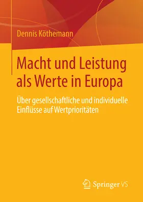 Köthemann | Macht und Leistung als Werte in Europa | E-Book | www.sack.de