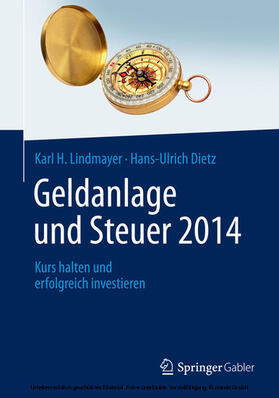 Lindmayer / Dietz | Geldanlage und Steuer 2014 | E-Book | sack.de