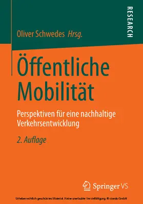 Schwedes |  Öffentliche Mobilität | eBook | Sack Fachmedien
