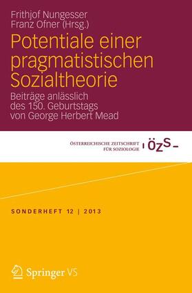 Nungesser / Ofner | Potentiale einer pragmatistischen Sozialtheorie | Buch | 978-3-658-03306-4 | sack.de