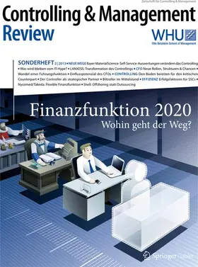 Weber |  Controlling & Management Review Sonderheft 2-2013 | Buch |  Sack Fachmedien