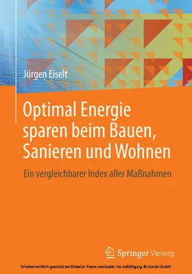 Eiselt | Optimal Energie sparen beim Bauen, Sanieren und Wohnen | E-Book | www.sack.de