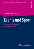 Zanger |  Events und Sport | Buch |  Sack Fachmedien