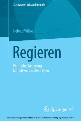 Willke | Regieren | E-Book | www.sack.de