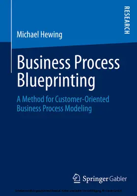 Hewing |  Business Process Blueprinting | eBook | Sack Fachmedien