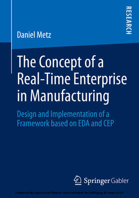 Metz | The Concept of a Real-Time Enterprise in Manufacturing | E-Book | sack.de