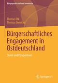 Gensicke / Olk |  Bürgerschaftliches Engagement in Ostdeutschland | Buch |  Sack Fachmedien
