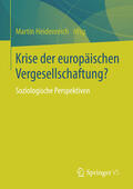Heidenreich |  Krise der europäischen Vergesellschaftung? | eBook | Sack Fachmedien