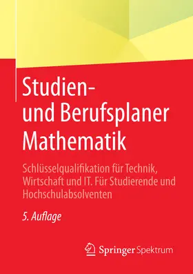 SpringerSpektrum |  Studien- und Berufsplaner Mathematik | eBook | Sack Fachmedien