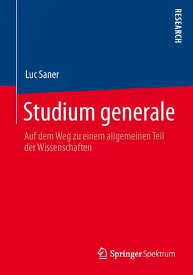 Saner |  Studium generale | Buch |  Sack Fachmedien