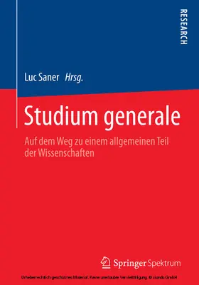 Saner | Studium generale | E-Book | www.sack.de
