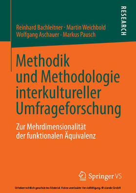 Bachleitner / Weichbold / Aschauer | Methodik und Methodologie interkultureller Umfrageforschung | E-Book | sack.de