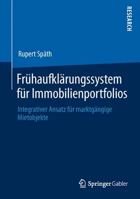 Späth |  Frühaufklärungssystem für Immobilienportfolios | Buch |  Sack Fachmedien