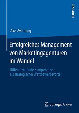 Averdung |  Erfolgreiches Management von Marketingagenturen im Wandel | Buch |  Sack Fachmedien