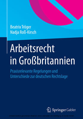 Tröger / Roß-Kirsch |  Arbeitsrecht in Großbritannien | eBook | Sack Fachmedien
