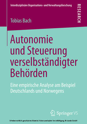 Bach | Autonomie und Steuerung verselbständigter Behörden | E-Book | sack.de