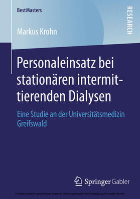 Krohn | Personaleinsatz bei stationären intermittierenden Dialysen | E-Book | sack.de