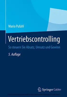 Pufahl |  Vertriebscontrolling | eBook | Sack Fachmedien